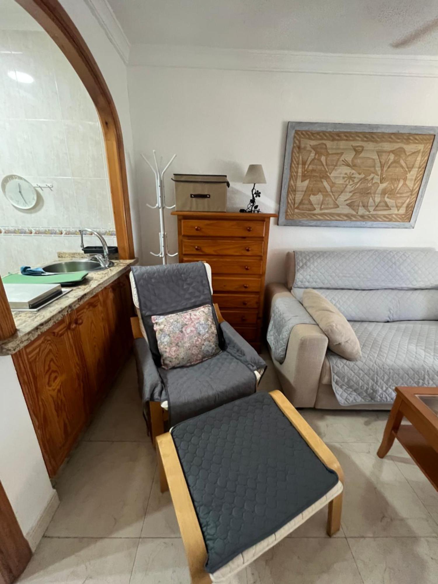 Estudio Mar En Calma, Primera Linea De Playa Con Vistas Al Mar Торокс Екстериор снимка